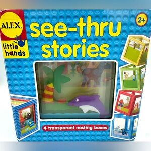 Alex Toys Little Hands See-Thru Stories Nesting Boxes